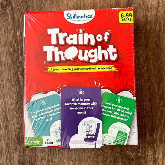 NEW Skillmatics Card Game - Train of Thought- Family Game Night - Picture 1 of 4